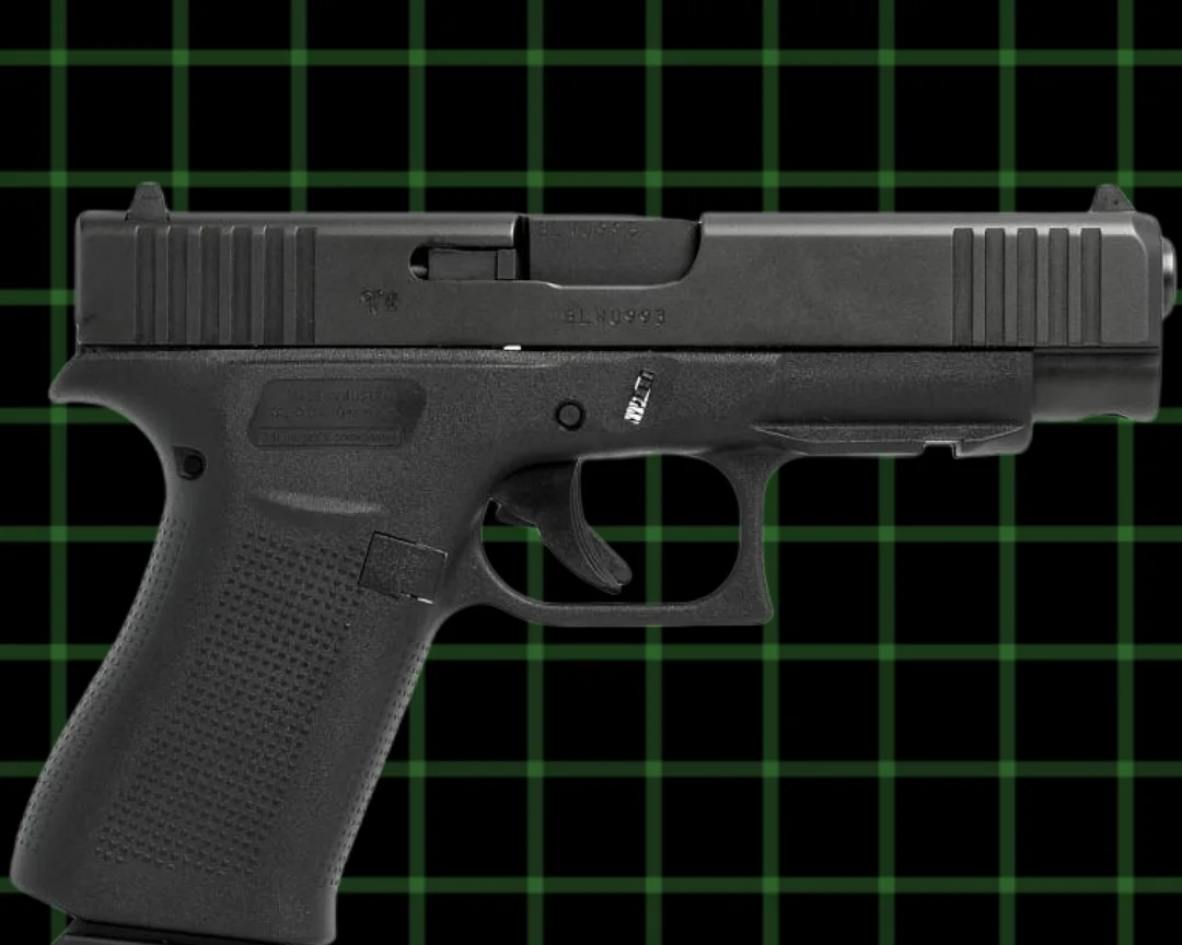 Glock 48 slimline 9mm pistol, left side