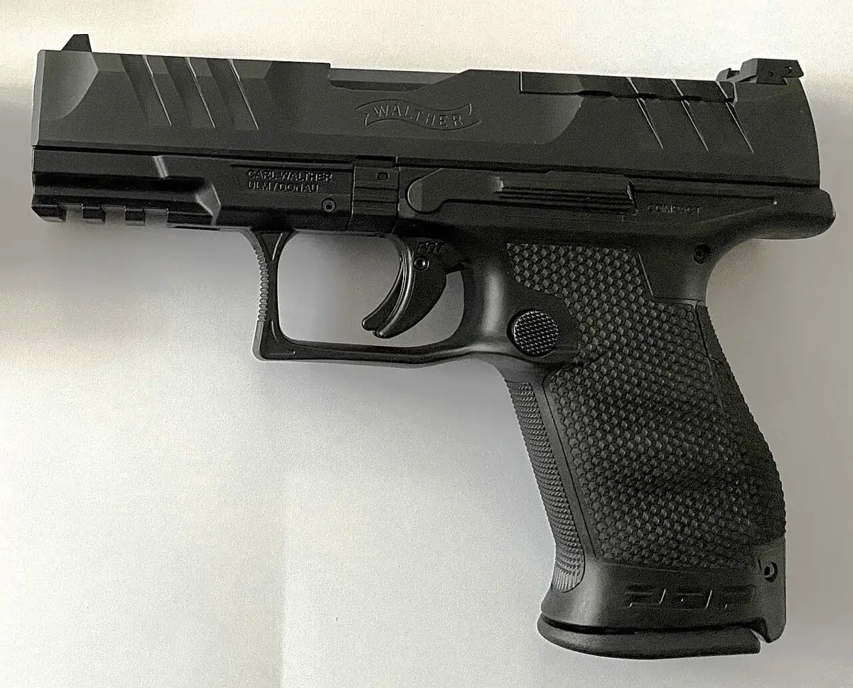 Walther PDP Compact 4-inch 9mm pistol, left side